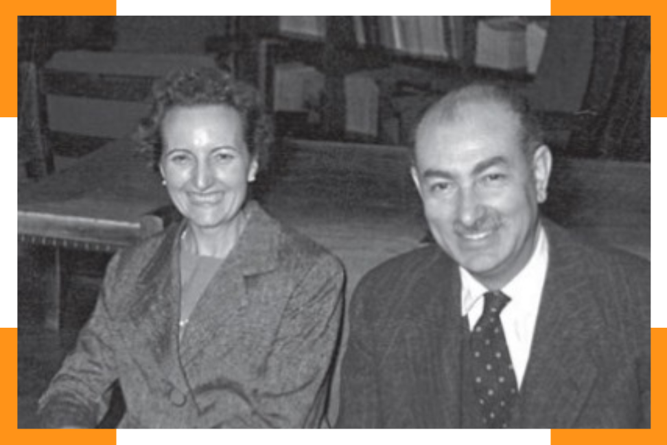 Mariano Navarro Rubio con María Dolores Serres